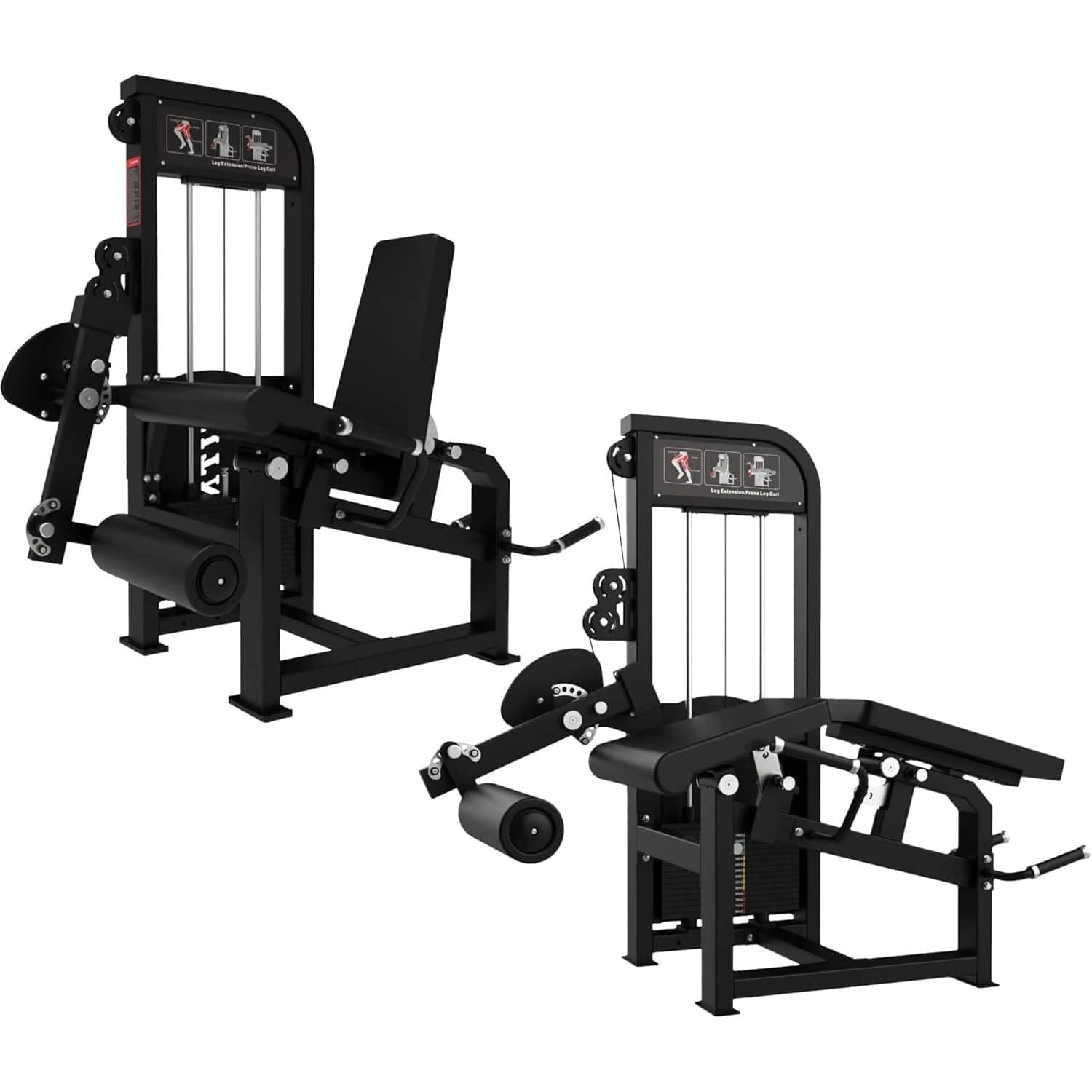 SFE Commercial Leg Extension Prone Leg Curl Combo w/250lb weight stack (New) - Grit Grind Strength