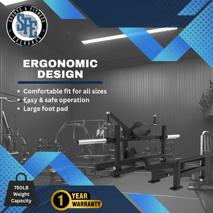 SFE Commercial Plate Loaded Hip Thrust Glute Machine (New) - Grit Grind Strength