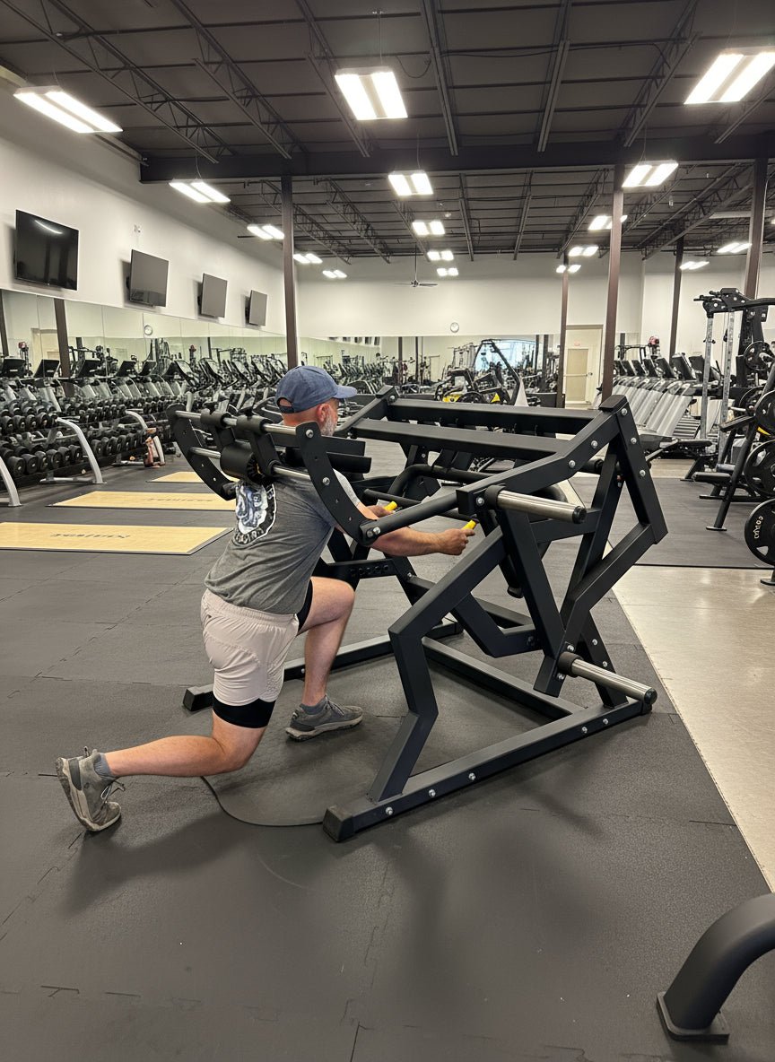 SFE Commercial Power Safety Squat Machine - Grit Grind Strength