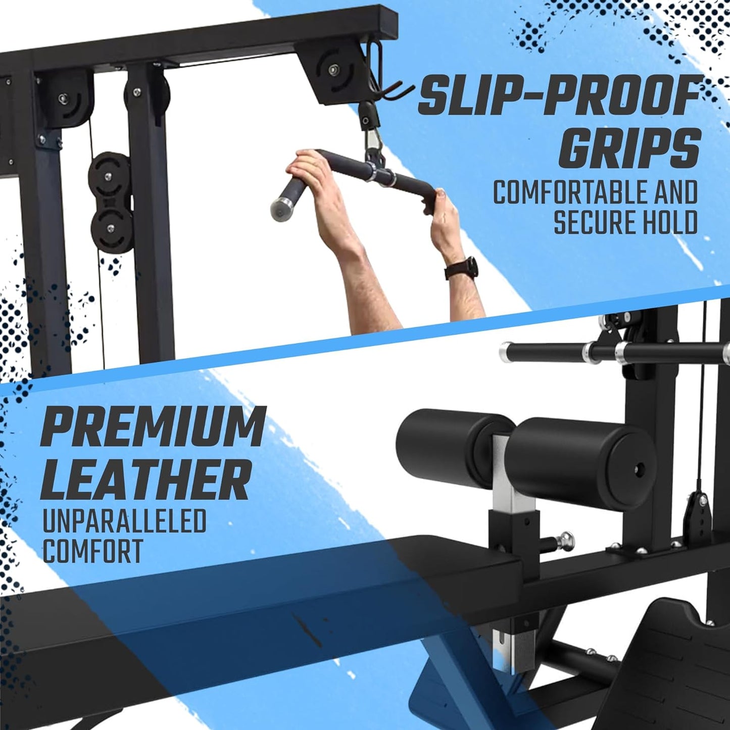 SFE Lat Pulldown & Low Row Combo w/ 250lb weight stack (New) - Grit Grind Strength