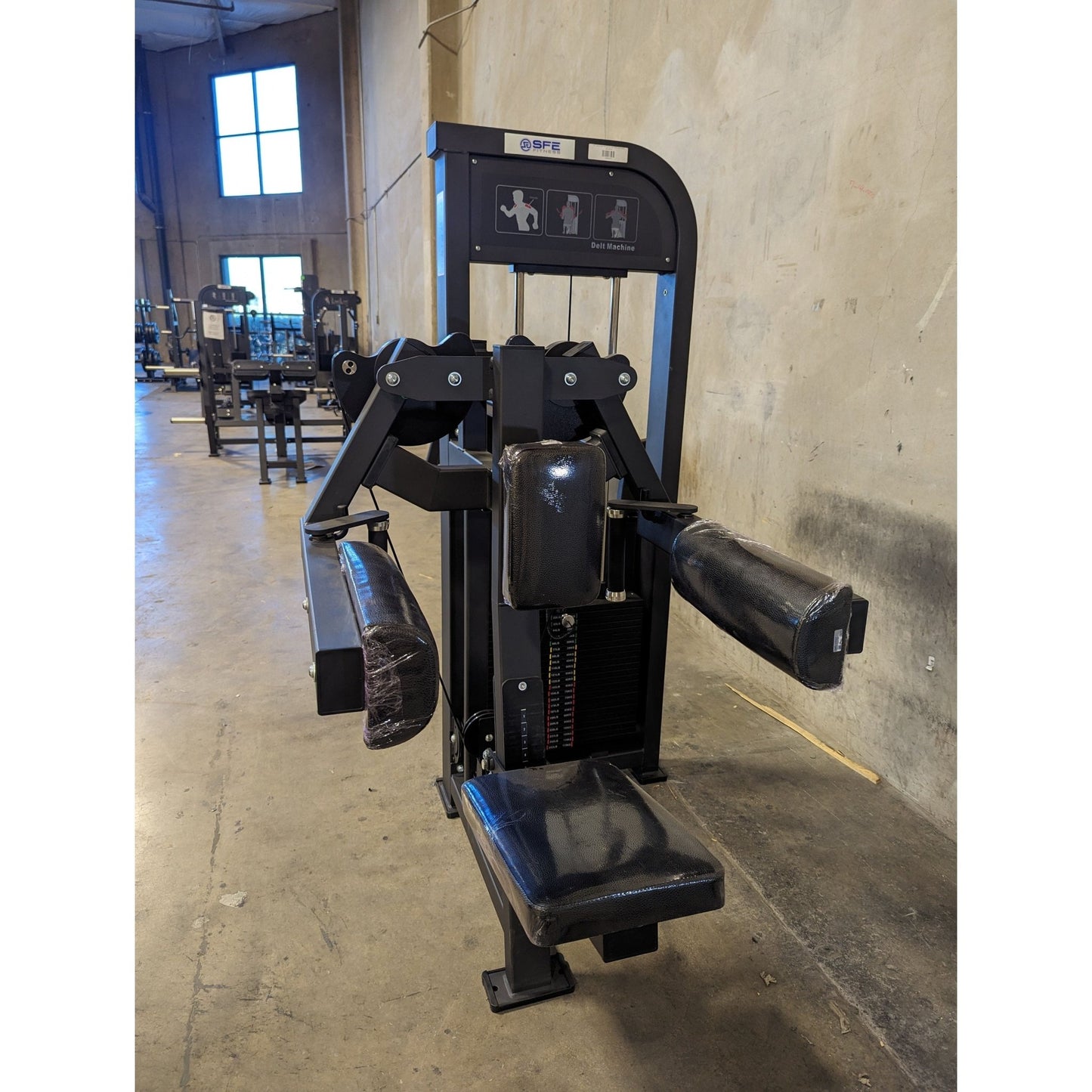 SFE Lateral Raise Delt Machine with 250lb weight stacks - Grit Grind Strength
