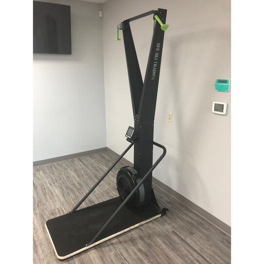 SFE Ski Trainer Machine w/ Platform and Monitor (New) - Grit Grind Strength