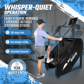 SFE Stepmill Pro (Stairmaster) w/ Revolving Steps and Performance Monitor (NEW) - Grit Grind Strength