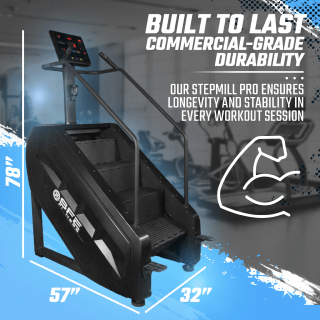 SFE Stepmill Pro (Stairmaster) w/ Revolving Steps and Performance Monitor (NEW) - Grit Grind Strength