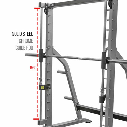 Smith Machine with Olympic Storage Pegs - Grit Grind Strength