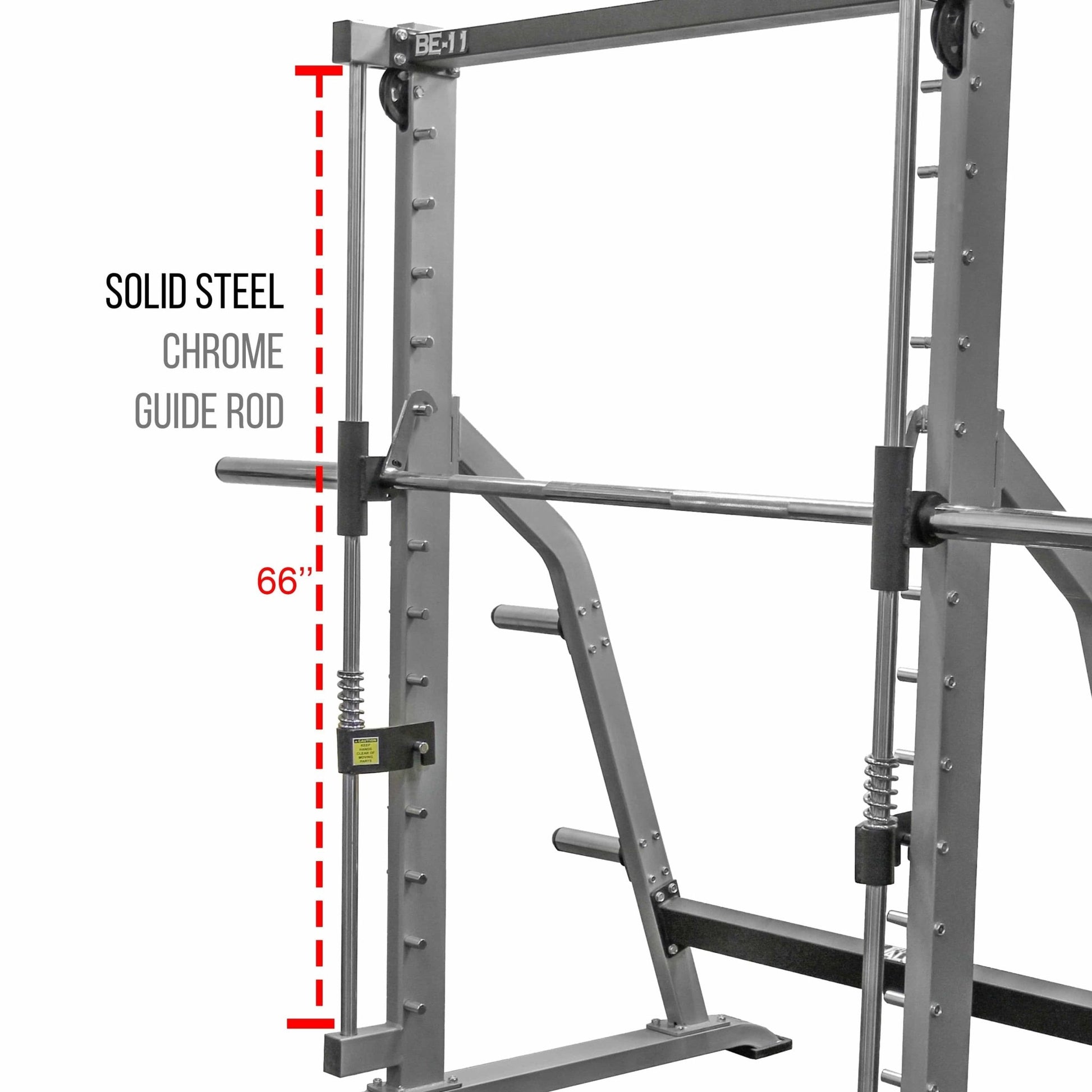 Smith Machine with Olympic Storage Pegs - Grit Grind Strength