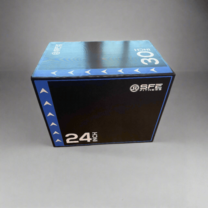 Sports & Fitness Exchange Accessories SFE 3-in-1 Soft Foam Plyo Box – 20-in. 24-in. 30-in.(New)