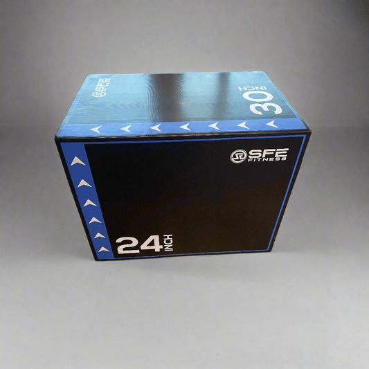 Sports & Fitness Exchange Accessories SFE 3-in-1 Soft Foam Plyo Box – 20-in. 24-in. 30-in.(New)