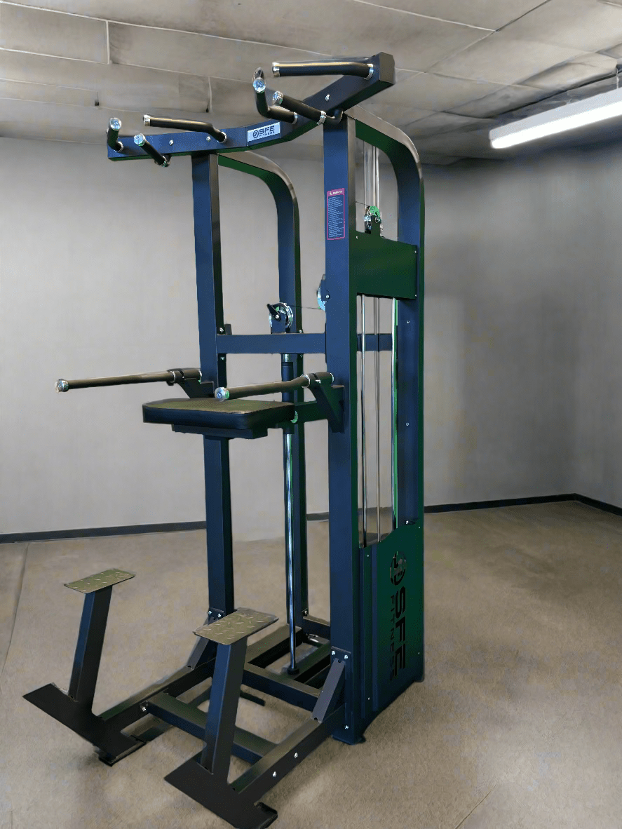 Sports & Fitness Exchange Selectorized Weight Stack SFE Commercial Assisted Chin Up/Dip Machine (New)