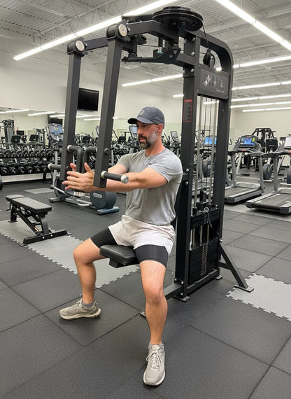 Sports & Fitness Exchange Selectorized Weight Stack SFE Selectorized Pec Fly/Rear Delt Machine with 250lb weight stacks (New)