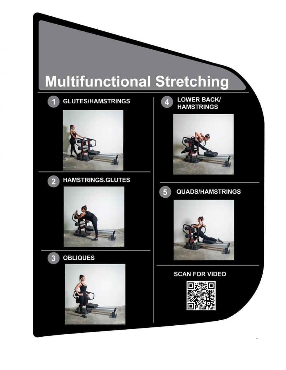 Super Stretch Machine - Muscle D Fitness - Heavy Duty Bearing Assisted Stretching Machine - Grit Grind Strength