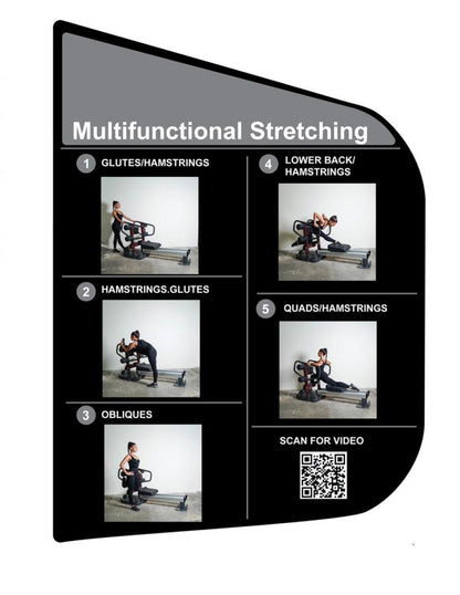 Super Stretch Machine - Muscle D Fitness - Heavy Duty Bearing Assisted Stretching Machine - Grit Grind Strength