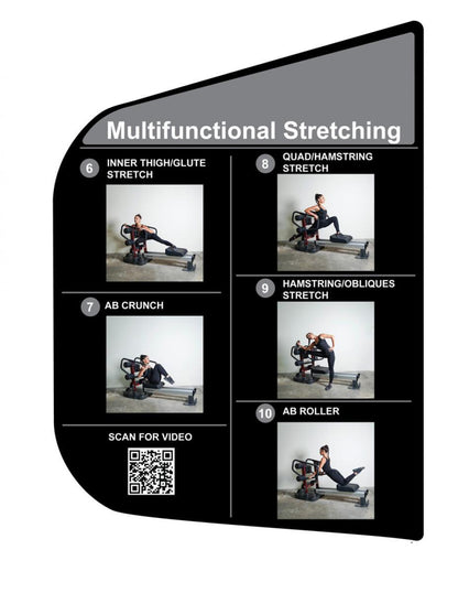 Super Stretch Machine - Muscle D Fitness - Heavy Duty Bearing Assisted Stretching Machine - Grit Grind Strength