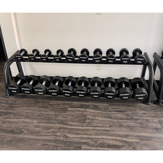 Sweet Dumbbell Set 5 - 100 lb (Rack sold seperately) - Grit Grind Strength
