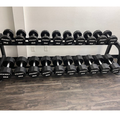 Sweet Dumbbell Set 5 - 100 lb (Rack sold seperately) - Grit Grind Strength