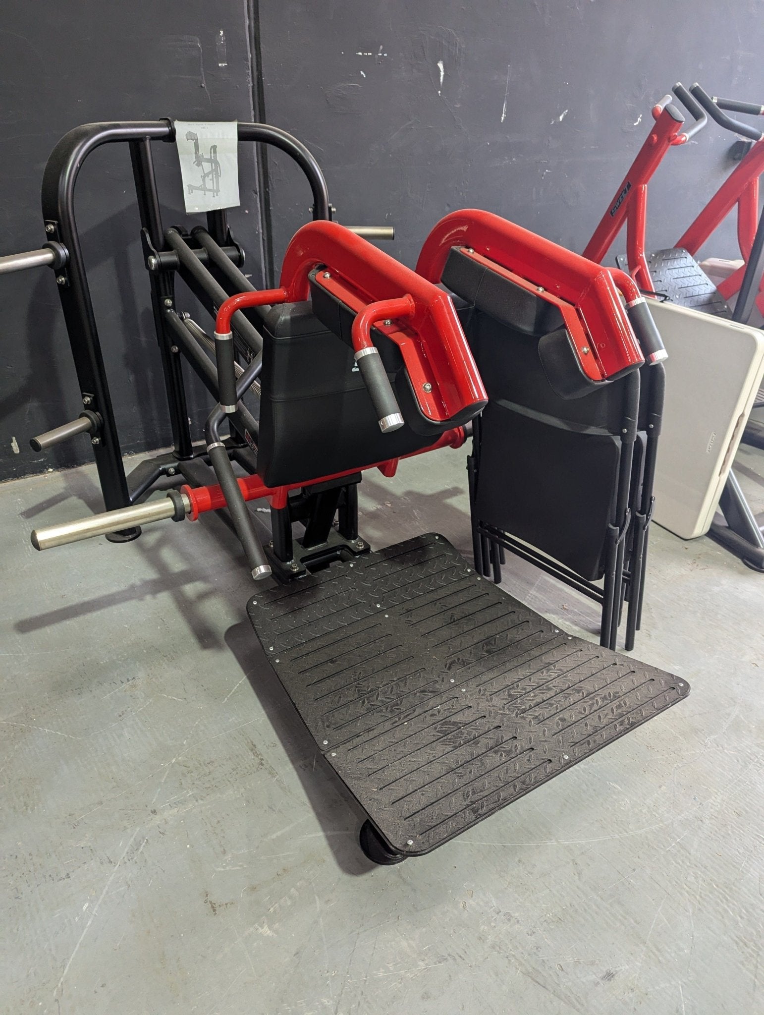Sweet Hack Squat - Black & Silver - Grit Grind Strength