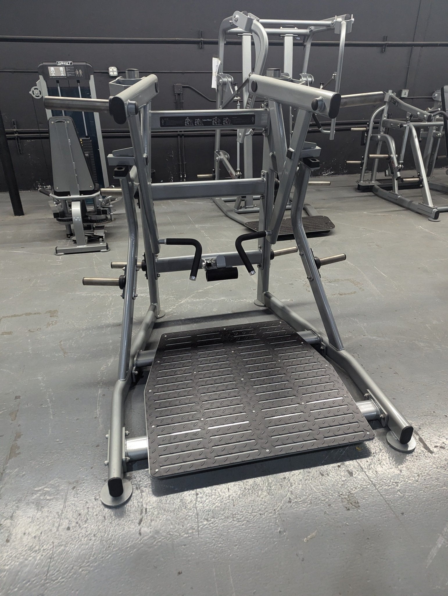 Sweet Low Row - Black / Silver - Grit Grind Strength