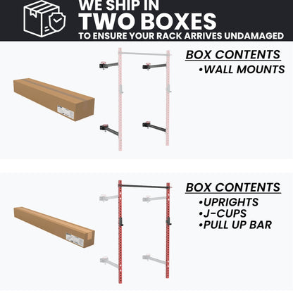 Synergee 2200 Series Folding Squat Rack - Grit Grind Strength