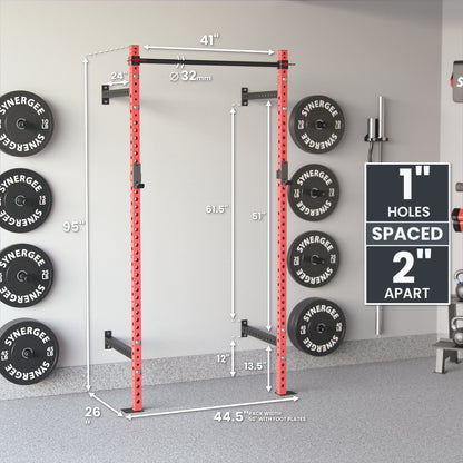 Synergee 2200 Series Wall Mounted Squat Rack - Grit Grind Strength