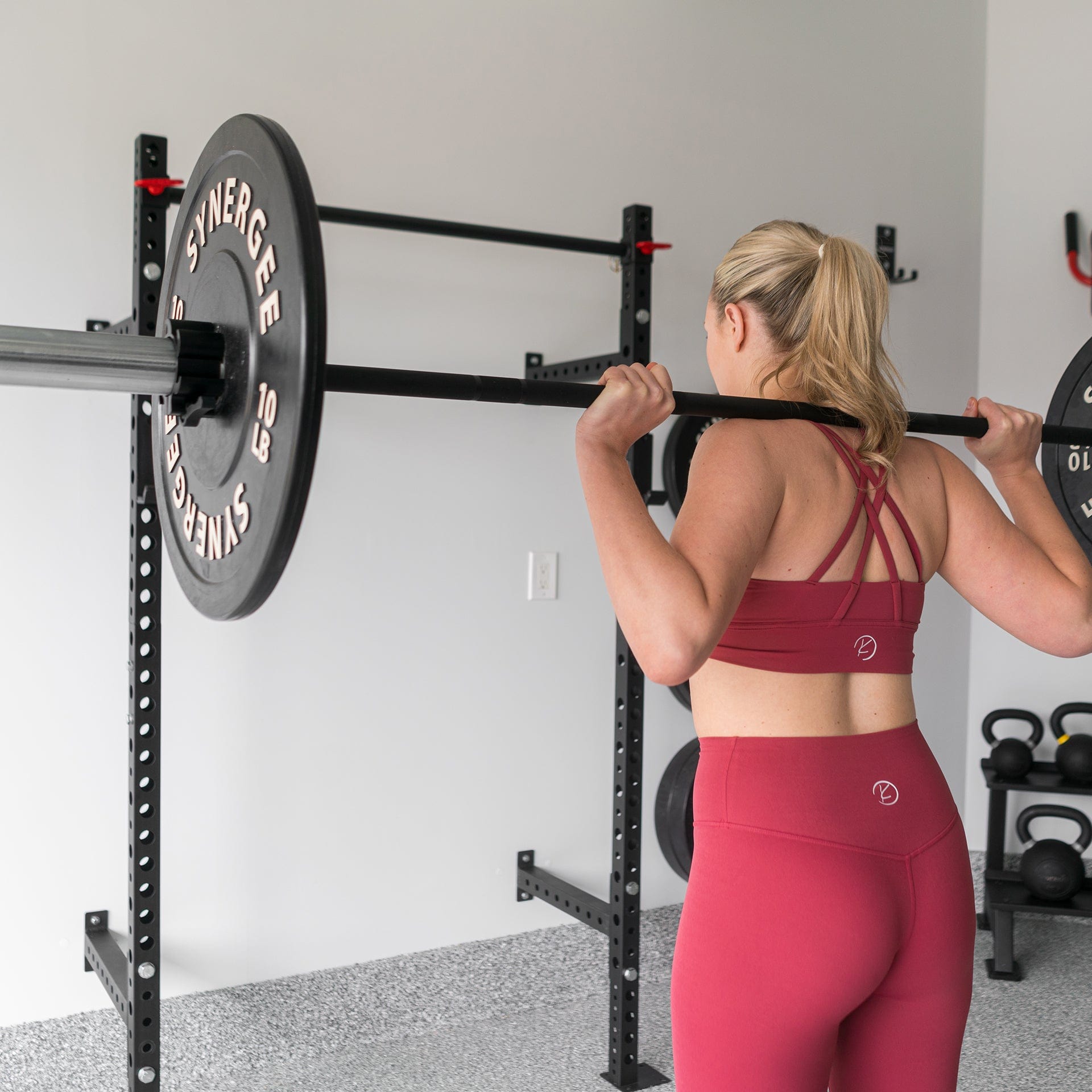 Synergee 2200 Series Wall Mounted Squat Rack - Grit Grind Strength