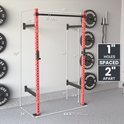 Synergee 2200 Series Wall Mounted Squat Rack - Grit Grind Strength