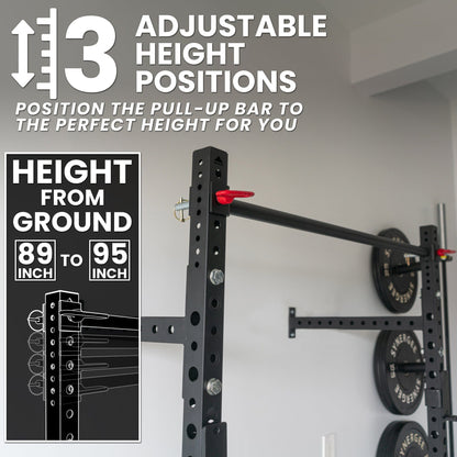 Synergee 2200 Series Wall Mounted Squat Rack - Grit Grind Strength