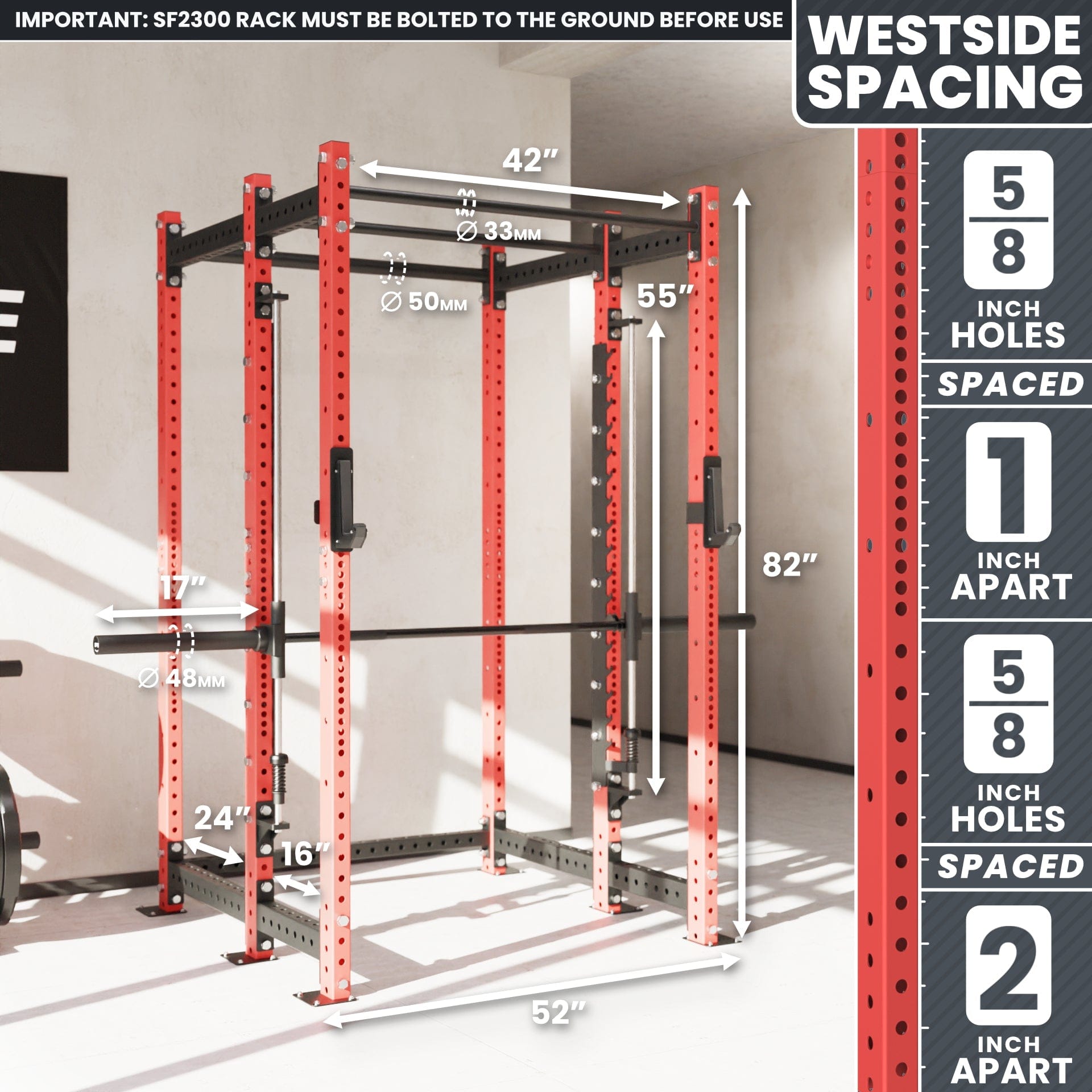 Synergee 2300 Series Power Cage with Smith Machine - Grit Grind Strength