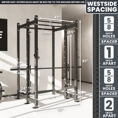 Synergee 2300 Series Power Cage with Smith Machine - Grit Grind Strength