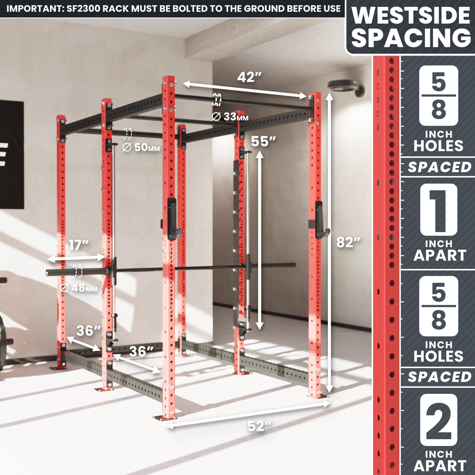 Synergee 2300 Series Power Cage with Smith Machine - Grit Grind Strength