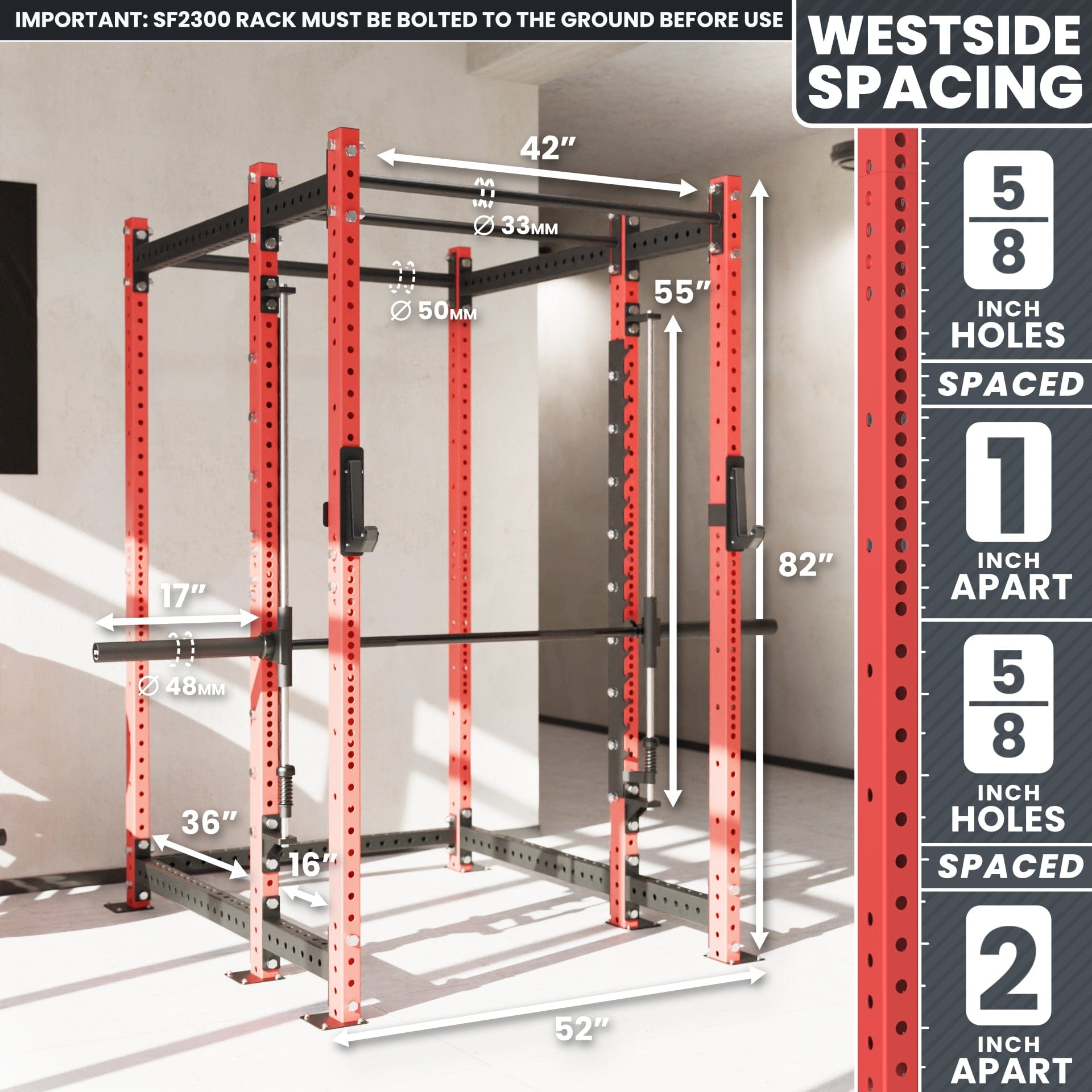 Synergee 2300 Series Power Cage with Smith Machine - Grit Grind Strength