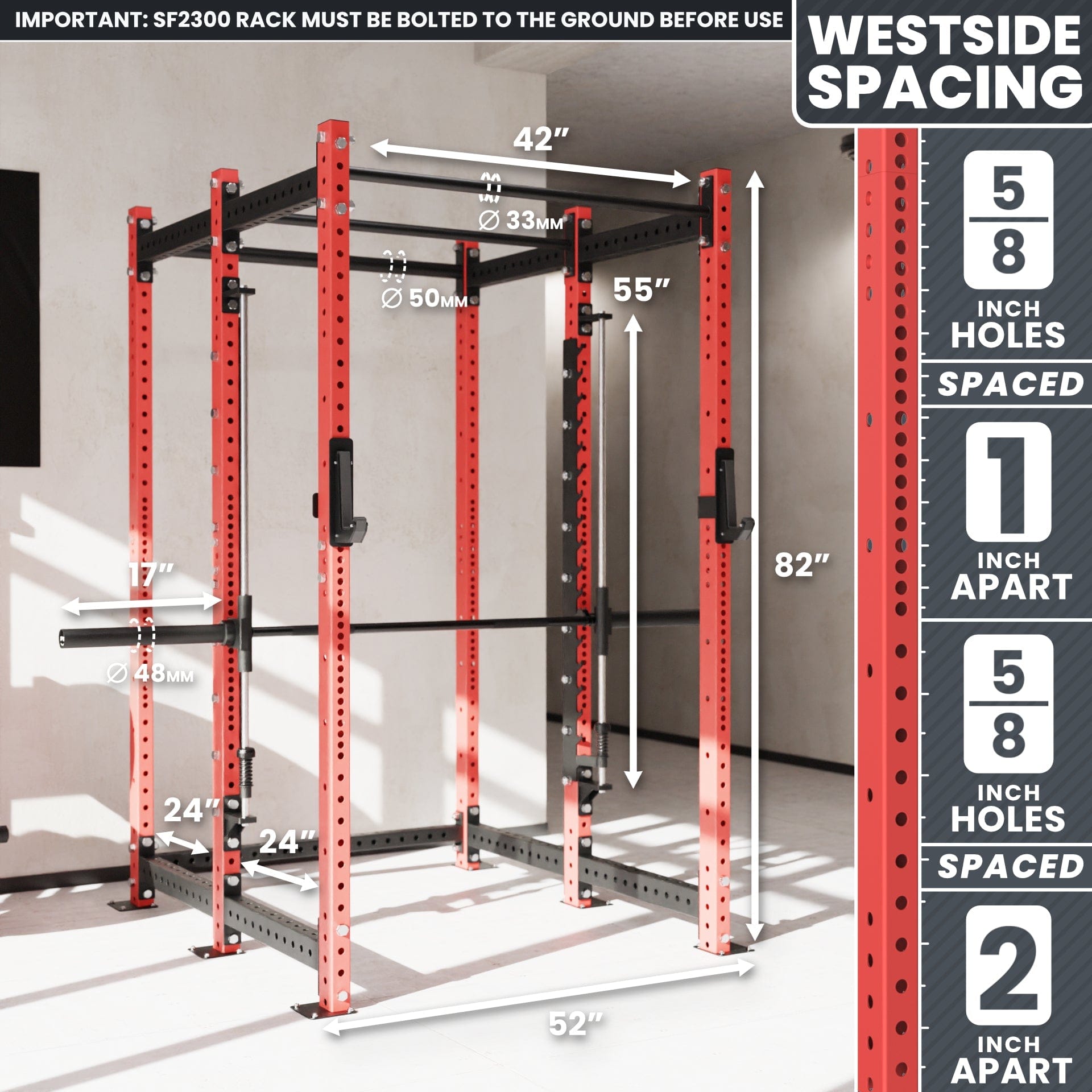 Synergee 2300 Series Power Cage with Smith Machine - Grit Grind Strength