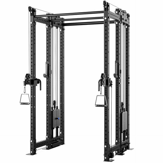 Synergee 2300 Series Power Cage with Synchronized Loaded Cable Cross Overs - Grit Grind Strength
