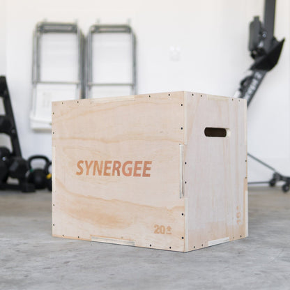 Synergee 3 - in - 1 Wood Plyo Boxes - Grit Grind Strength
