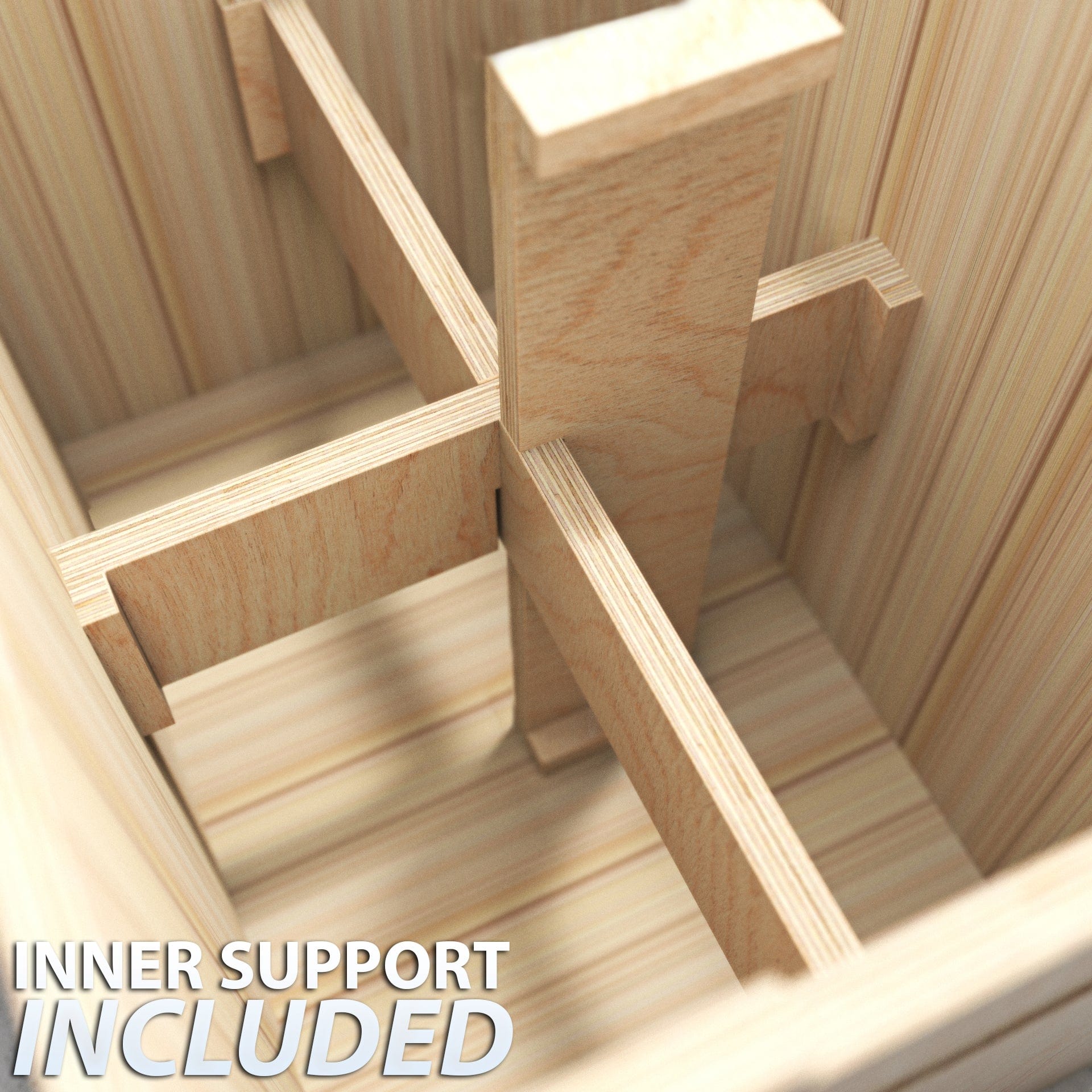 Synergee 3 - in - 1 Wood Plyo Boxes - Grit Grind Strength