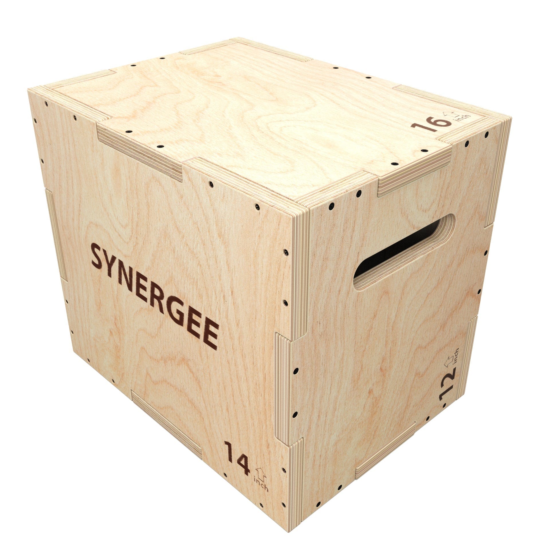 Synergee 3 - in - 1 Wood Plyo Boxes - Grit Grind Strength