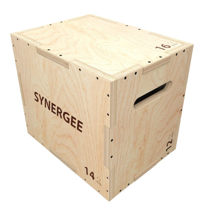 Synergee 3 - in - 1 Wood Plyo Boxes - Grit Grind Strength