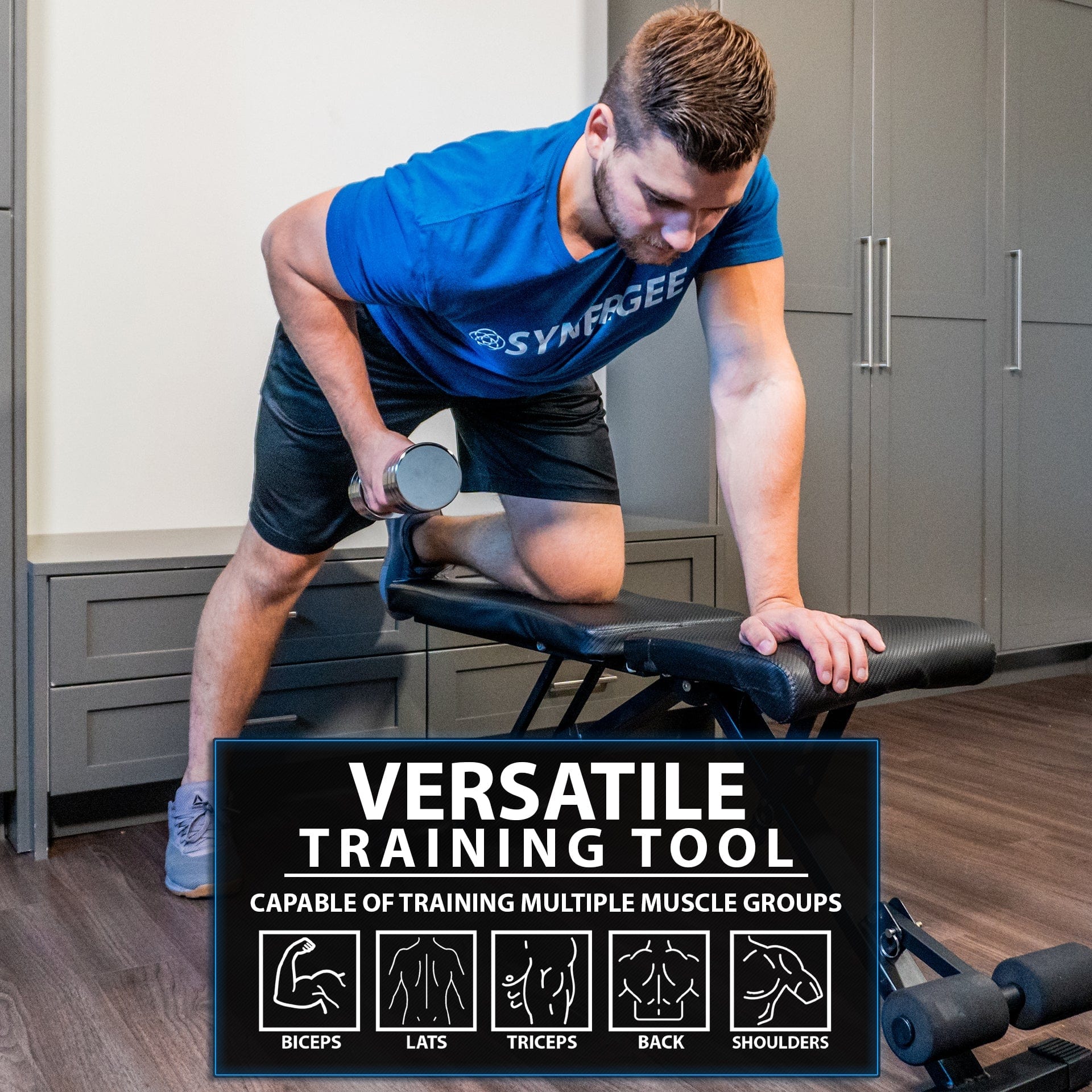 Synergee Adjustable Chrome Dumbbells - Grit Grind Strength