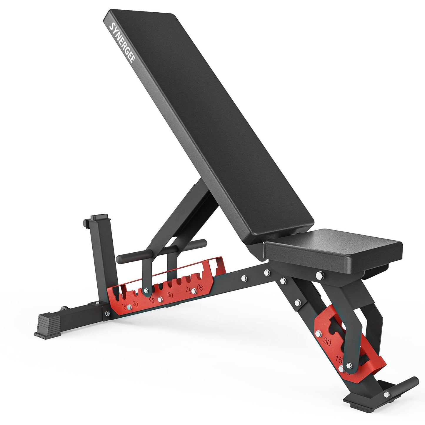 Synergee Adjustable Wing Back Bench - Grit Grind Strength