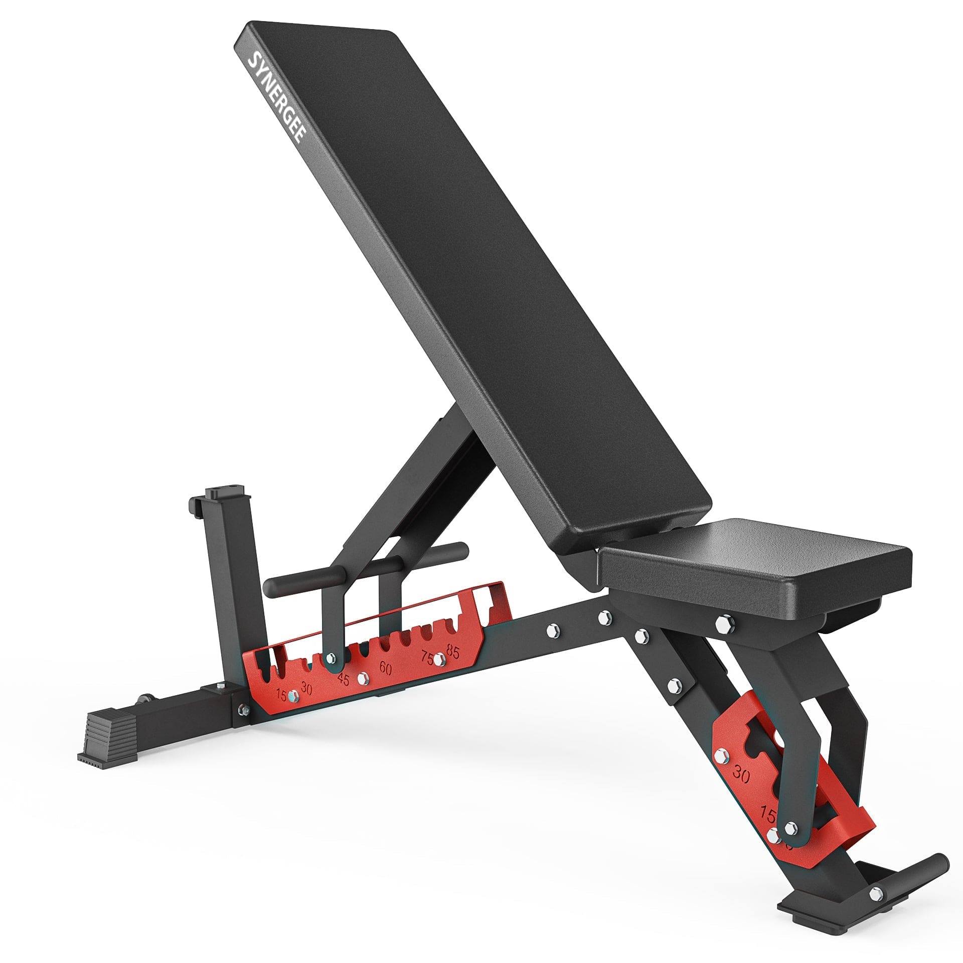 Synergee Adjustable Wing Back Bench - Grit Grind Strength