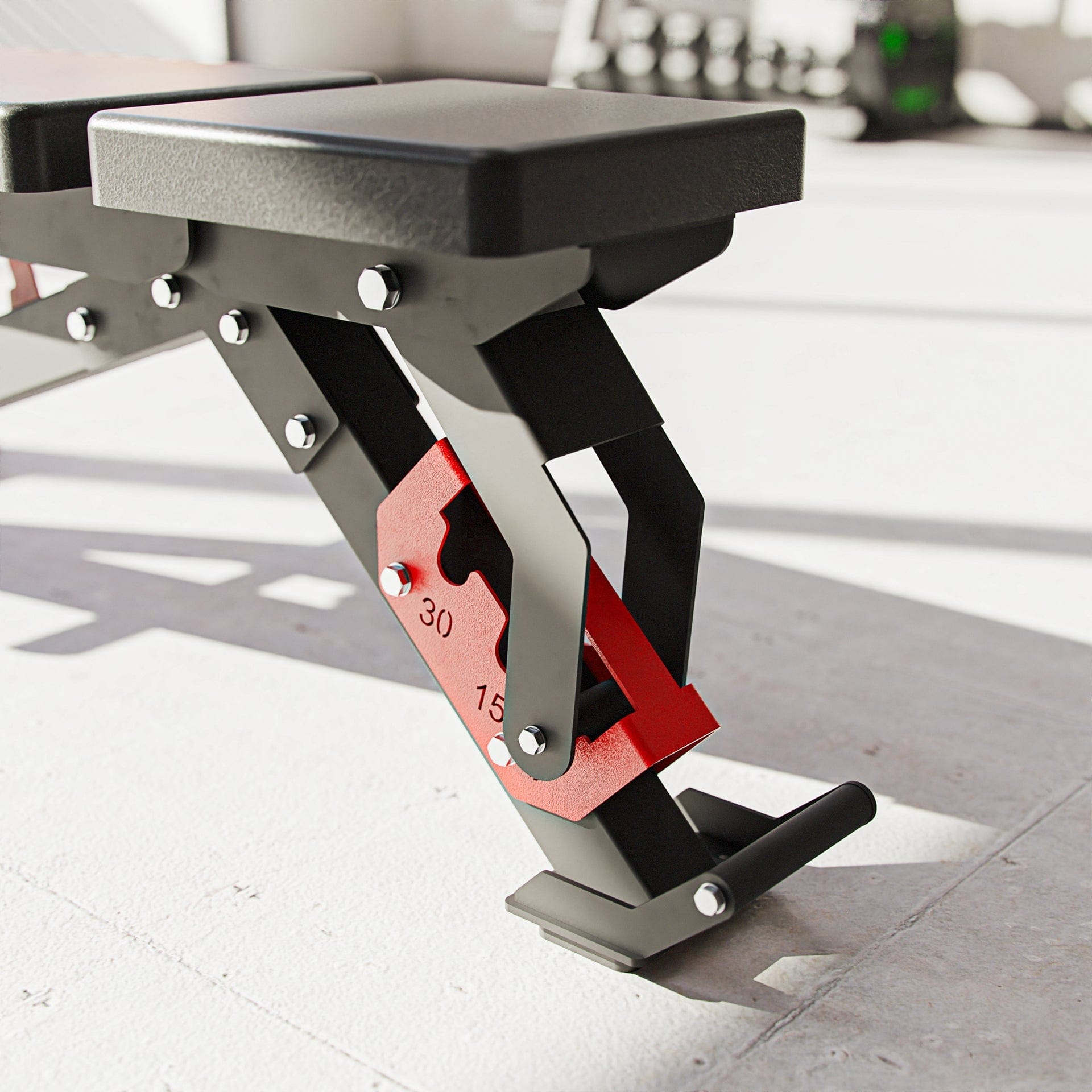 Synergee Adjustable Wing Back Bench - Grit Grind Strength