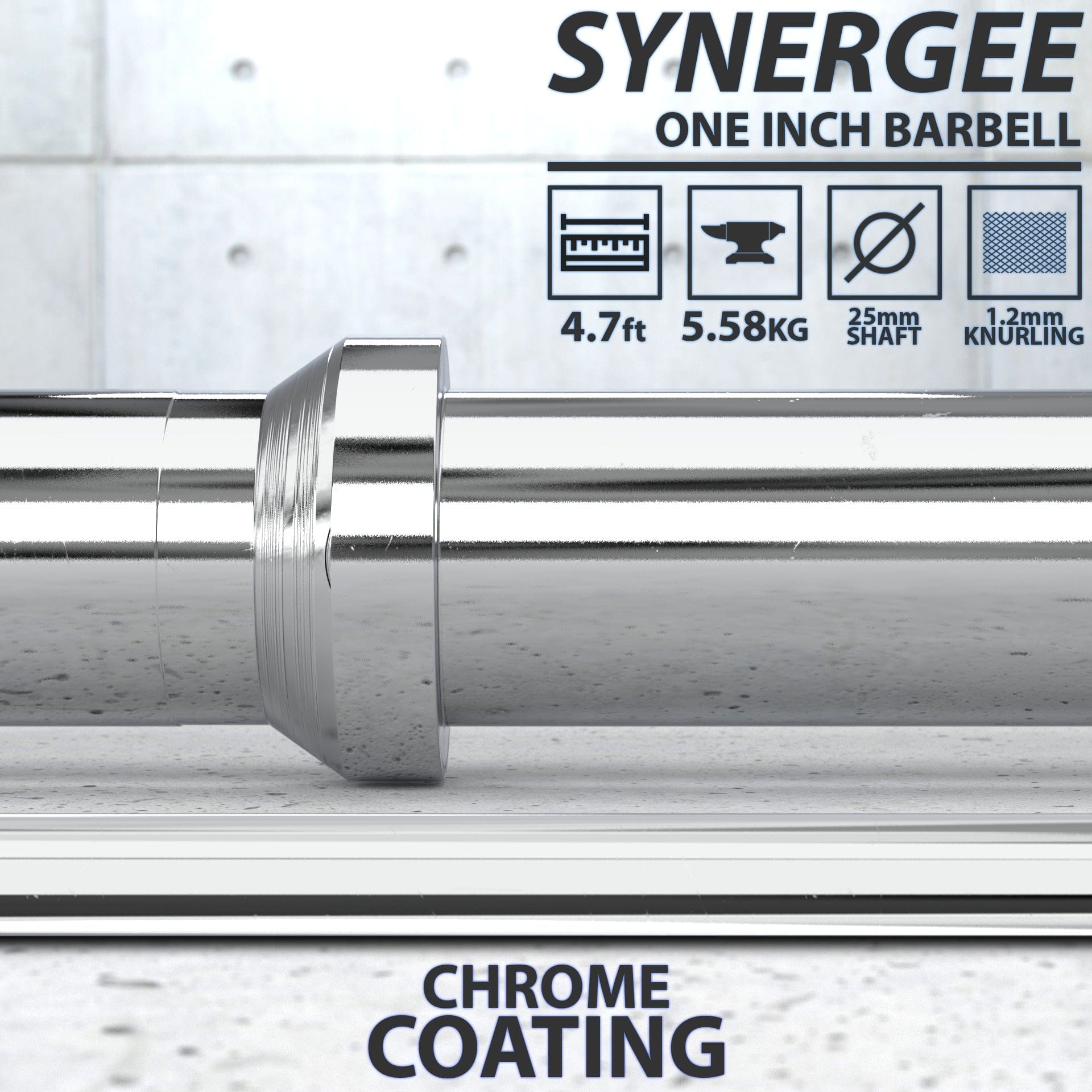 Synergee Barbells Synergee 1" Barbell