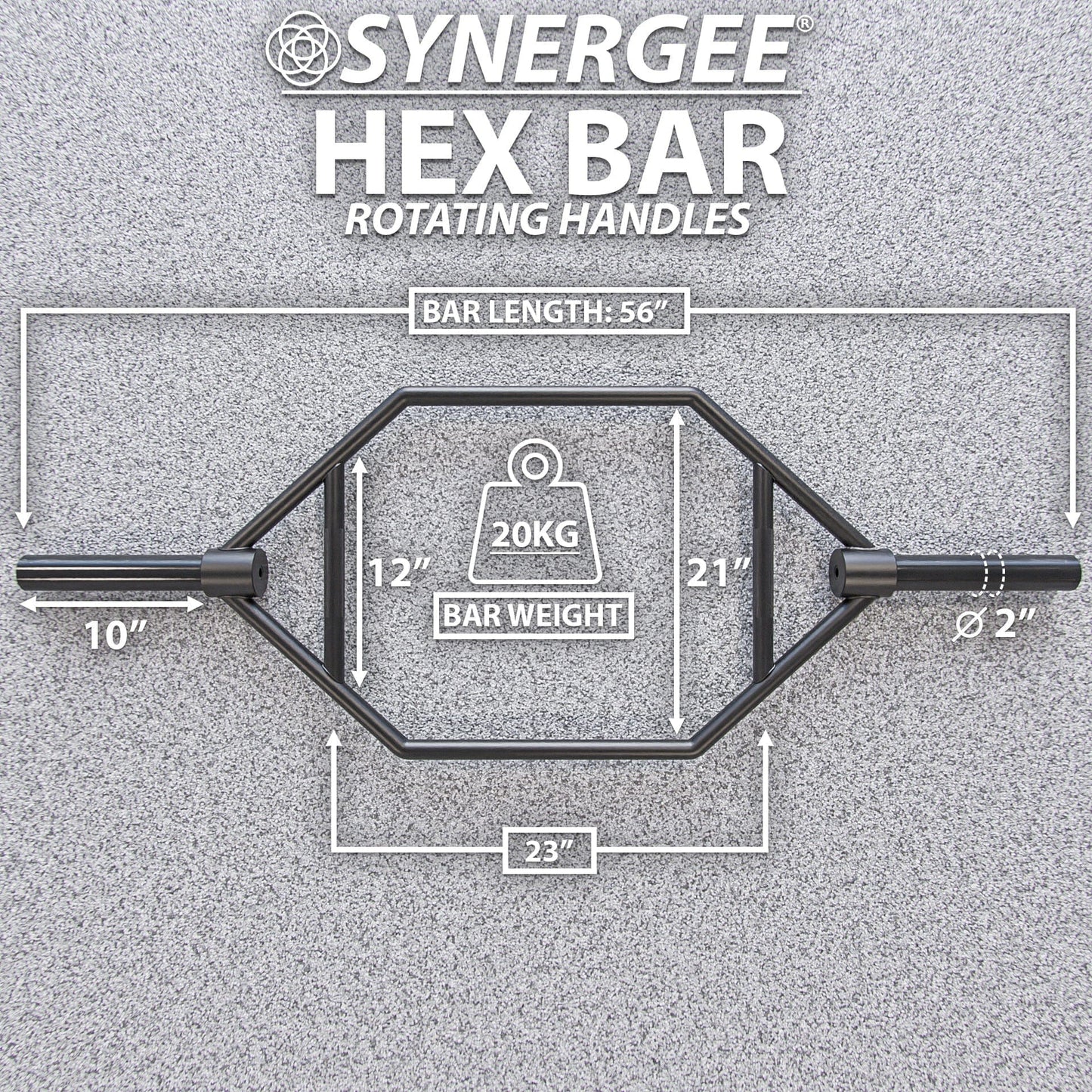 Synergee Barbells Synergee Hex Trap Bar