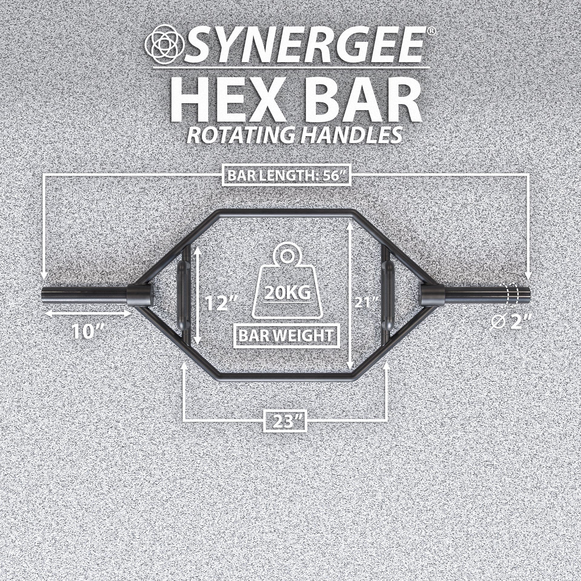 Synergee Barbells Synergee Hex Trap Bar