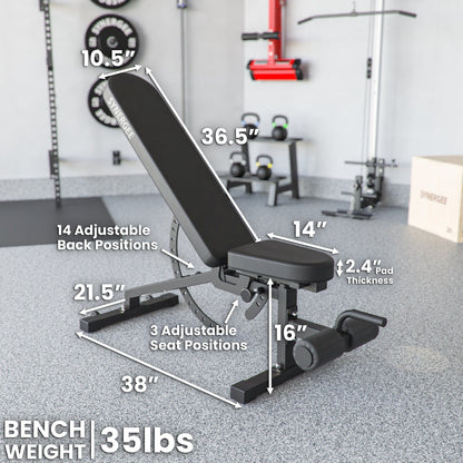 Synergee Benches Synergee Adjustable Incline Decline Bench