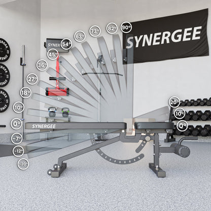Synergee Benches Synergee Adjustable Incline Decline Bench