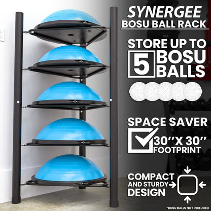 Synergee BOSU Ball Rack - Grit Grind Strength