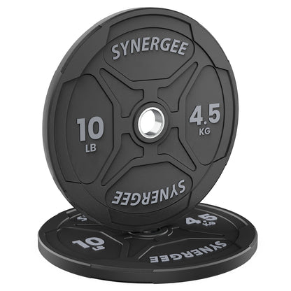 Synergee Bumper Plates 10lb Pair Synergee EZ Grip Bumper Plates
