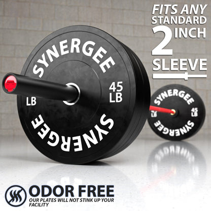 Synergee Bumper Plates - Grit Grind Strength
