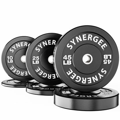 Synergee Bumper Plates 160lb Set Synergee Bumper Plates