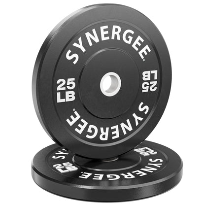 Synergee Bumper Plates 25lb Pair Synergee Bumper Plates